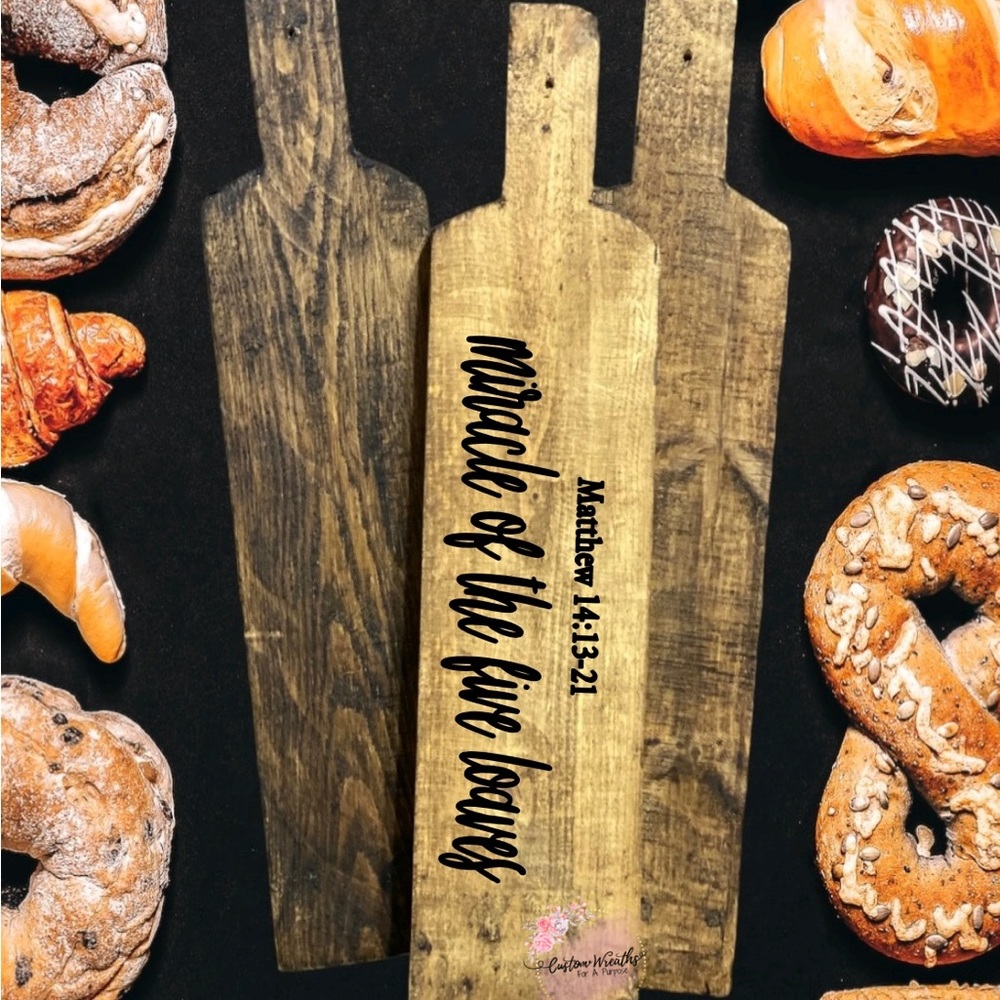 Rustic Bread Cutting Boards(engraving available)